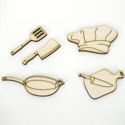  Natúr fa - Chef szett 5db/csomag - kosarbolt