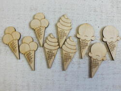  Natúr fa - Fagyi vegyes 6cm 9db/csomag