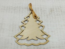  Natúr fa - Fenyő kerettel 11, 5x13cm - kosarbolt