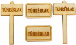  Natúr fa - Manólak kellékek 4db/csomag - kosarbolt