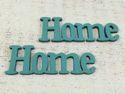  Fa "Home" felirat türkiz 2db/csomag - kosarbolt