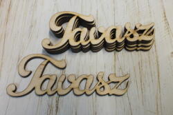  Natúr fa - "Tavasz" felirat 9, 5cm 5db/csomag