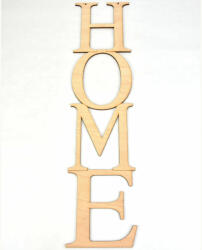 Natúr fa - "HOME" felirat 50cm