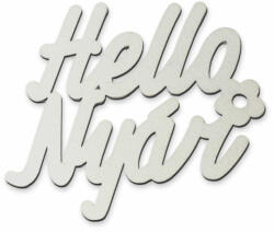  Hello Nyár" felirat fehér 11x10cm - kosarbolt