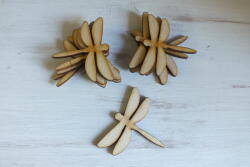  Natúr fa - Szitakötő 6, 5cm 10db/csomag