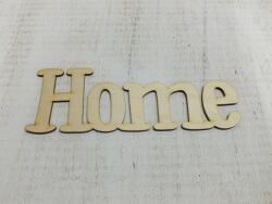  Natúr fa - "Home" felirat 25cm
