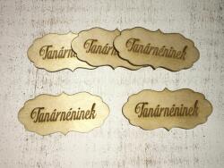 Natúr fa - "Tanárnéninek" fodros tábla 5db/csomag - kosarbolt