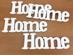  Home felirat fehér 15cm 4db/csomag