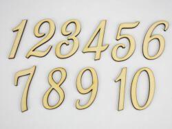  Natúr fa - Írott szám vegyes 5cm 11db/csomag