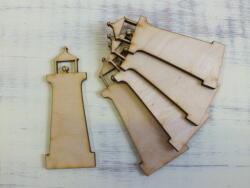  Natúr fa - Világítótorony 9cm 5db/csomag