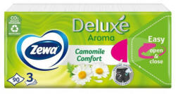 Zewa Deluxe Camomile Comfort 3 rétegű papírzsebkendő (90 db) - beauty