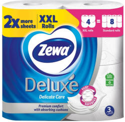 Zewa Deluxe Delicate Care XXL 3 rétegű toalettpapír (4 tekercs) - beauty