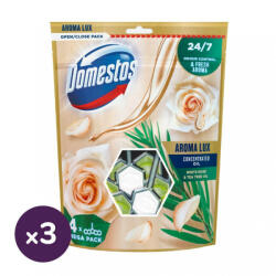 Domestos Aroma Lux WC-frissítő rúd, white rosebuds & tea tree oil (12x55 g) - beauty