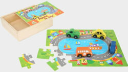Legler Puzzle Lemn - Masini (10710)