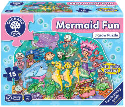 Orchard Toys Puzzle de Podea Distractia Sirenelor - Mermaid Fun Puzzle (OR294)