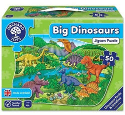Orchard Toys Puzzle de Podea Dinozauri (50 Piese) - Big Dinosaurs (OR256)