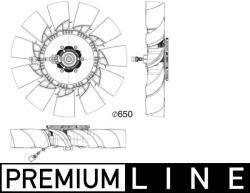 MAHLE Ventilator, radiator MAHLE BEHR *** PREMIUM LINE *** CFF 506 000P (CFF 506 000P)