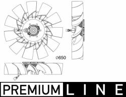 MAHLE Ventilator, radiator MAHLE BEHR *** PREMIUM LINE *** CFF 507 000P (CFF 507 000P)