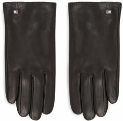 Tommy Hilfiger Férfi kesztyű Essential Flag Leather Gloves AM0AM11482 Fekete (Essential Flag Leather Gloves AM0AM11482)