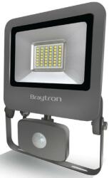 BRAYTRON Proiector LED cu sticla securizata 30W 2400LM 6500K IP44, Senzor de micare PIR, BR-BT61-23032 (BR-BT61-23032)