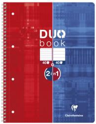 Clairefontaine Caiet Clairefontaine Reversibil Spira Duo Book Rosu/Albastru (CAI109)