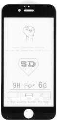 Huawei P30 5D Flexibilis üvegfólia teljes kijelzőre, átlátszó (fekete keret)
