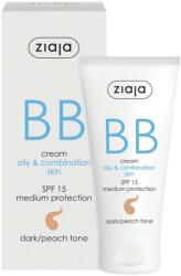 Ziaja BB Cream SPF15 For Oily/Combination Skin - Dark/Peach Tone BB Krém 50 ml