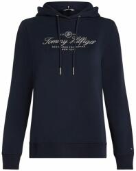 Tommy Hilfiger Hanorace tenis dame "Tommy Hilfiger Regular Hilfiger Script Hoodie - Albastru