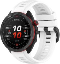  Curea din SILICON pentru Garmin Approach S70 - 42mm alb