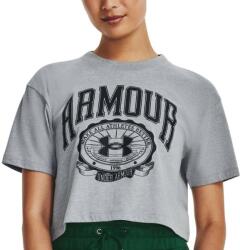 Under Armour UA COLLEGIATE CREST CROP SS-GRY Rövid ujjú póló 1379402-035 Méret L - top4running