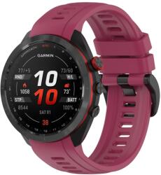 Curea din SILICON pentru Garmin Approach S70 - 47mm burgundy