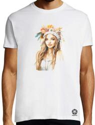 Magnolion Fejdíszes lány v1 póló