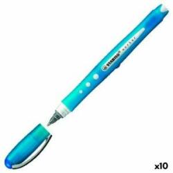 STABILO Stilou cu cerneală lichidă Stabilo Roller Worker Albastru 0, 5 mm (10 Unități)