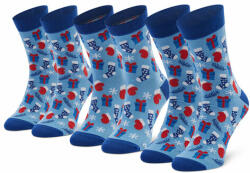 Rainbow Socks Set de 3 perechi de șosete medii unisex Rainbow Socks Xmas Socks Balls Mix Gifts Pak 3 Colorat Bărbați