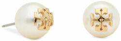 Tory Burch Cercei Tory Burch Crystal Pearl Stud Earring 11165514 Ivory/Tory Gold 110