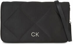 Calvin Klein Táska Calvin Klein Re-Lock Quilt Shoulder Bag-Satin K60K611300 Fekete 00