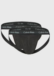 Calvin Klein Underwear 2db-os Jock strap alsónadrág szett 000NB1354A Fekete (000NB1354A)