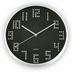 Versa Ceas negru din plastic 30.3X4.3X30.3 (20550012)
