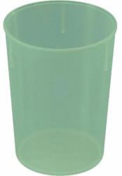 Waca Creuzet plastic WACA 250 ml, verde Pahar
