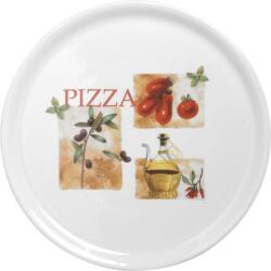 Saturnia Farfurie pentru pizza 31 cm roșii, măsline Gastro