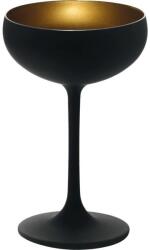 Stölzle Oberglas Pahar pebtru sect Stölzle Elements 230 ml, negru/auriu Pahar