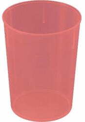 Waca Creuzet plastic WACA 250 ml, roșu Pahar