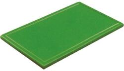 Gastro Fund pentru tăiere, din plastic 40x30x1 cm, cu caneluri, verde Tocator