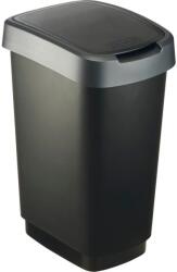 Rotho Coș de gunoi plastic Rotho 25 l, neagră/ antracit Cos de gunoi