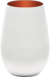 Stulzle-oberglas Pahar Stölzle Elements 465 ml, alb/bronz Pahar