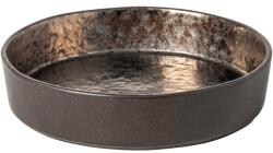 COSTA NOVA Farfurie întinsă Costa Nova Lagoa 20 cm, metalică, margine înălțată