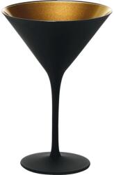 Stulzle-oberglas Pahar de cocktail Stölzle Elements 240 ml, negru/auriu