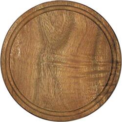 Kesper Fund rotund, cu caneluri, 25 cm din lemn Kesper