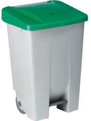 Gastro Coș de gunoi cu pedală Gastro 80 l, cenușiu/verde