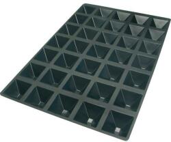Silikomart Formă piramidală de silicon Silikomart pentru 35 bucăți